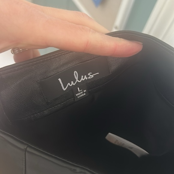 Lulus She's Irresistible Black Vegan Leather Pencil Skirt - Picture 5 of 5